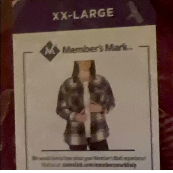 XXL pink white shacket NWT - Picture 2 of 2